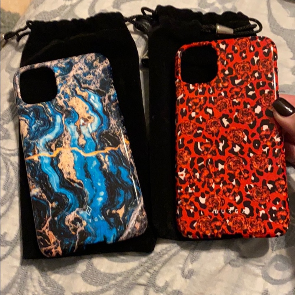 2 brand new burgs iPhone 11 case